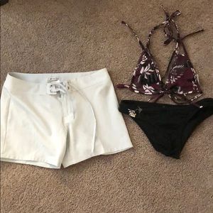 Oakley bikini set with board shorts
